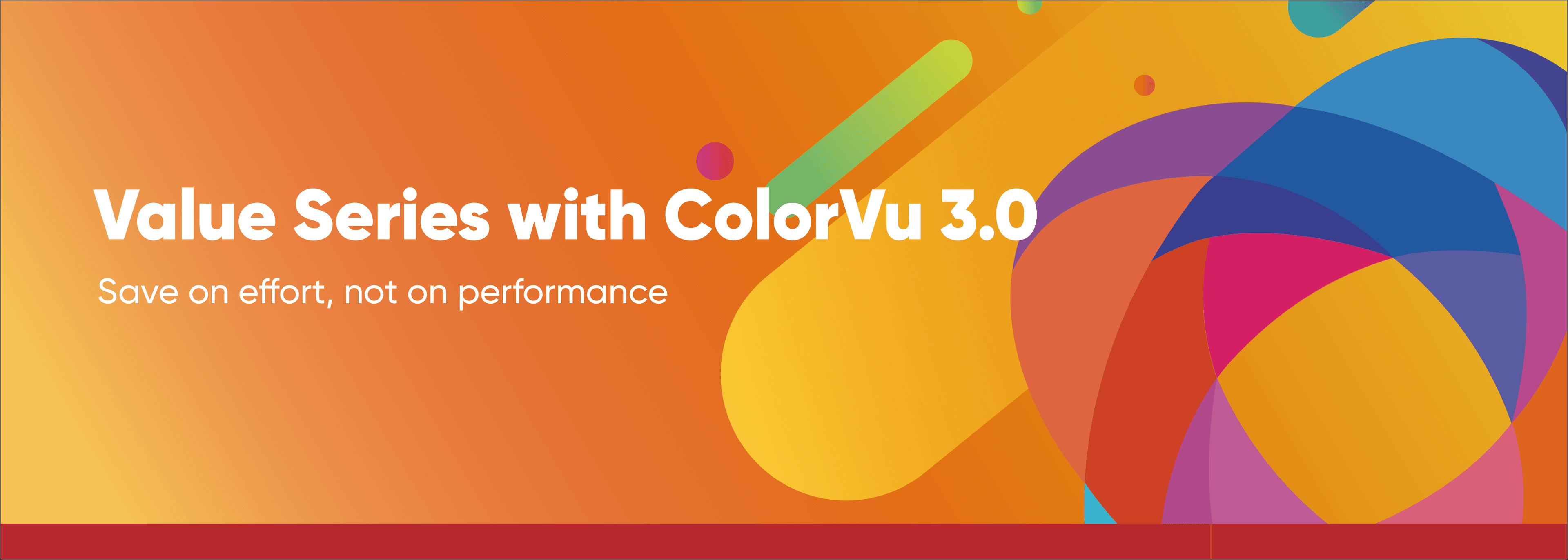 Visuel Hikvision : Value Series avec ColorVu 3.0, composition multicolore