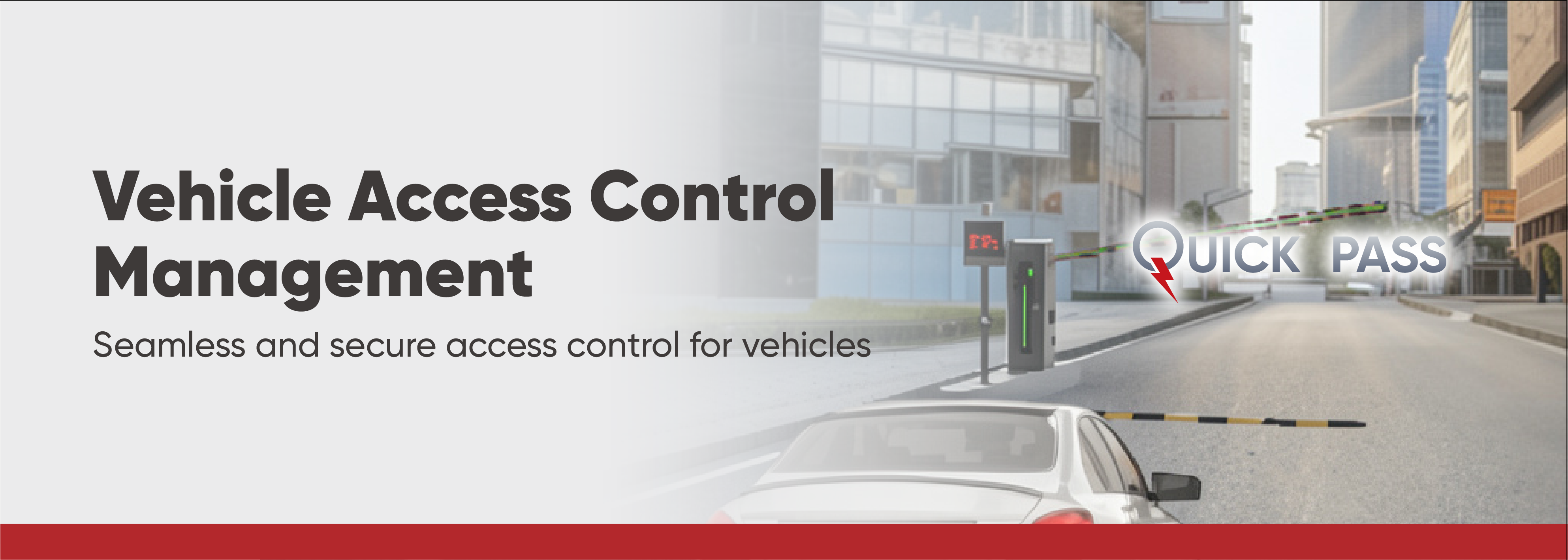 Visuel Hikvision de gestion des accès véhicules avec caméra et barrière de parking